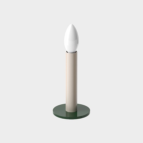 CANDLE9 Stand Ivory &amp; Green
